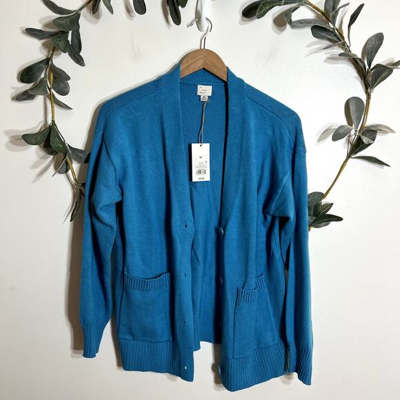 NWT A New Day Turquoise Cardigan LAST CALL - Picture 1 of 4